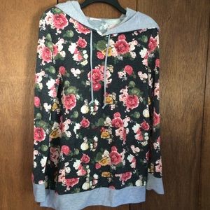 Floral Hoodie